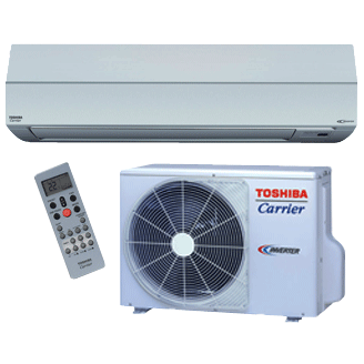 TOSHIBA-CARRIER RESIDENTIAL DUCTLESS HIGHWALL HEAT PUMP SYSTEM